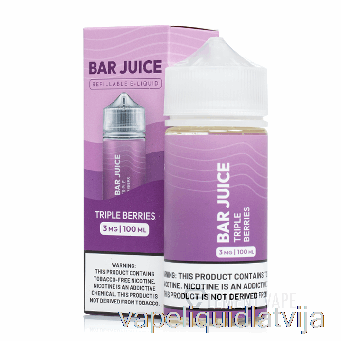 Trīskāršās Ogas - Tāfelītes Sula - 100ml 0mg Vape šķidrums